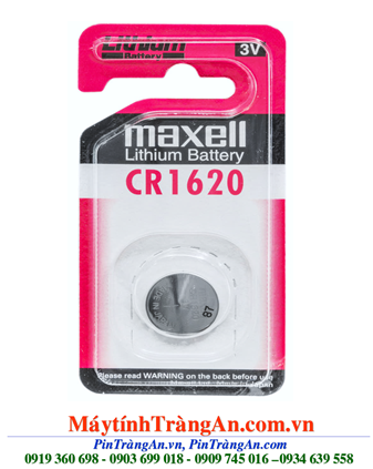 Pin nuôi nguồn PLC-CNC lithium 3V Maxell CR1620 chính hãng Maxell nhập khẩu